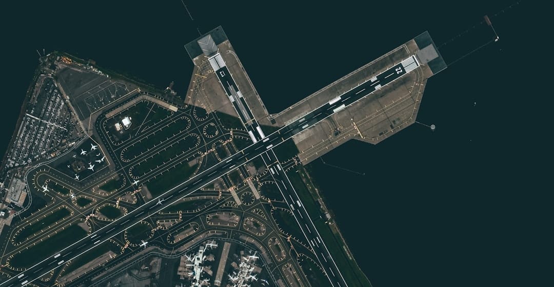 Modern business jets in hangar requiring precise space management