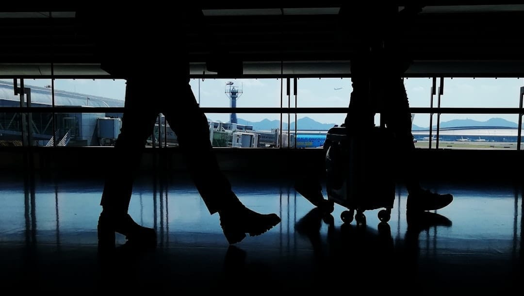 Private aircraft on ramp