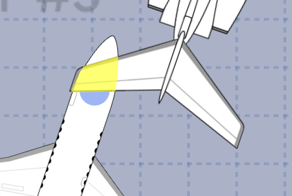 Aircraft overlap showing yellow SOP violation