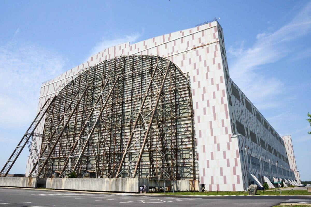 Hangar No. 1 at Naval Air Station Lakehurst, New Jersey
