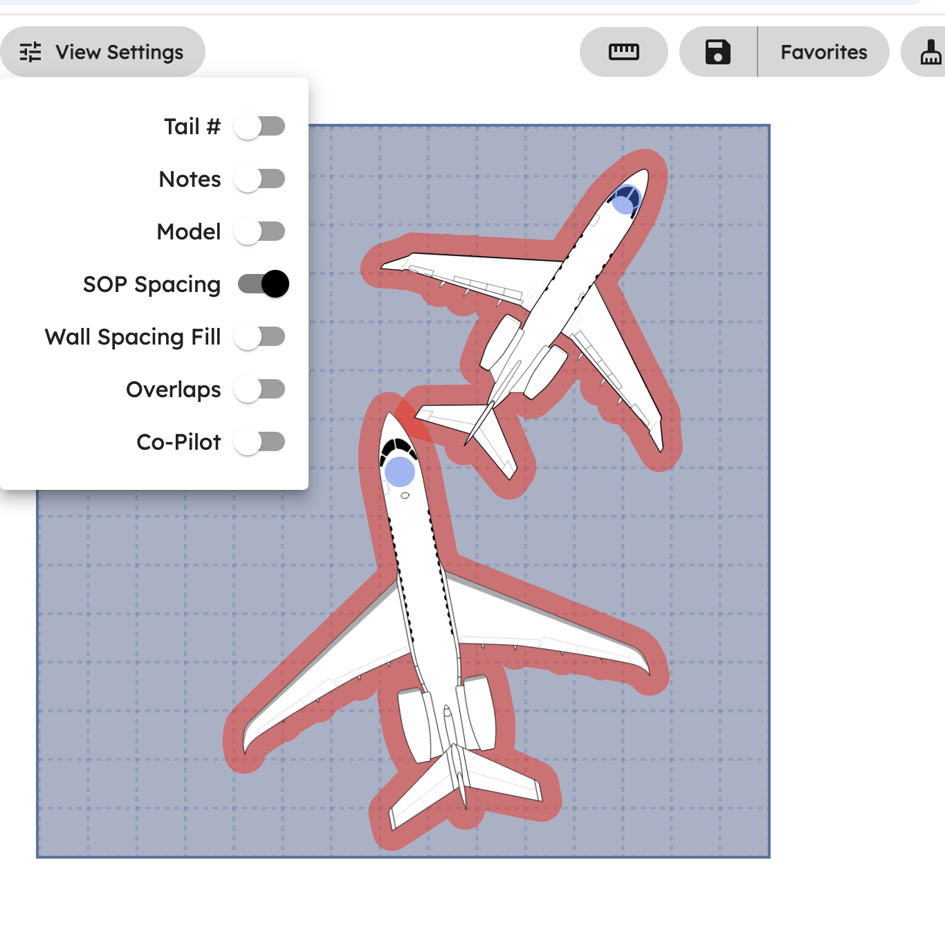 AirPlx showing consistent aircraft positioning across different scenarios