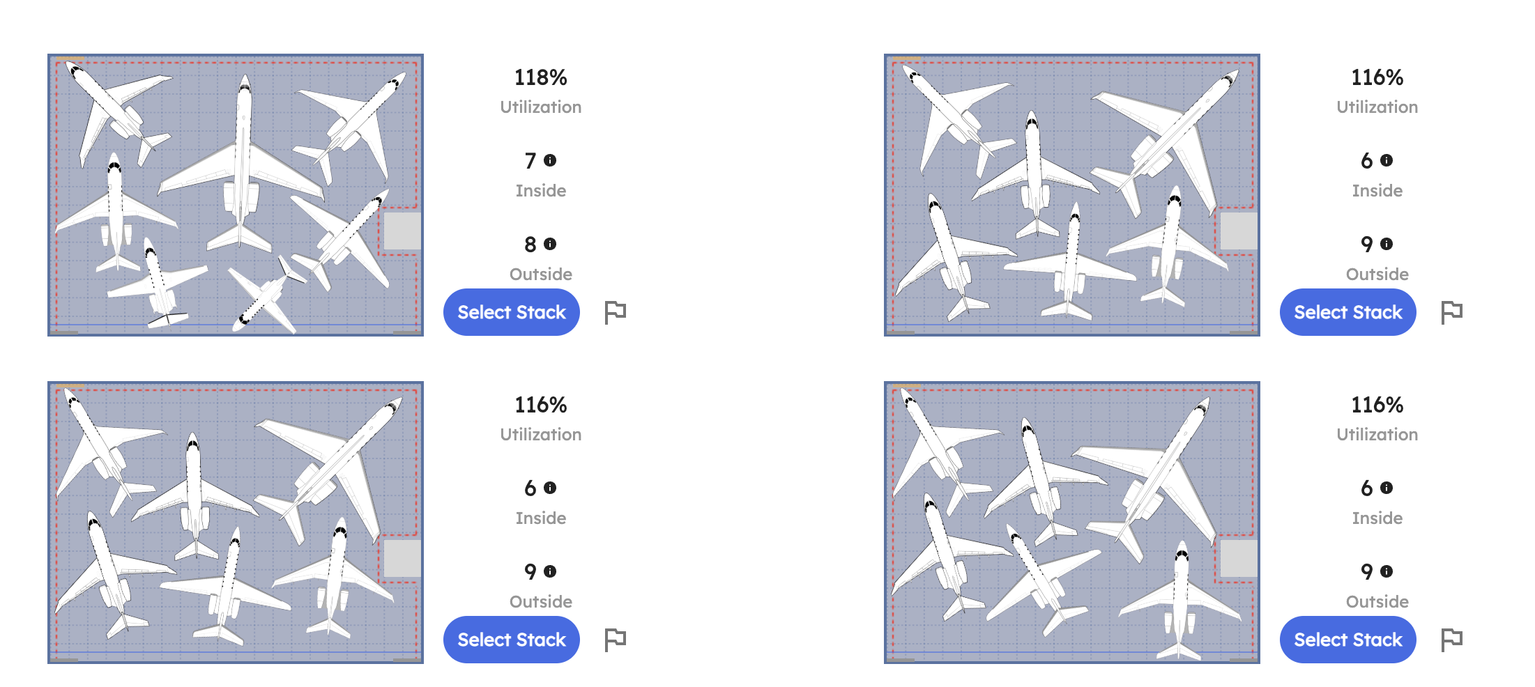 Trial 3: 2.5' spacing, no overlap - 118%